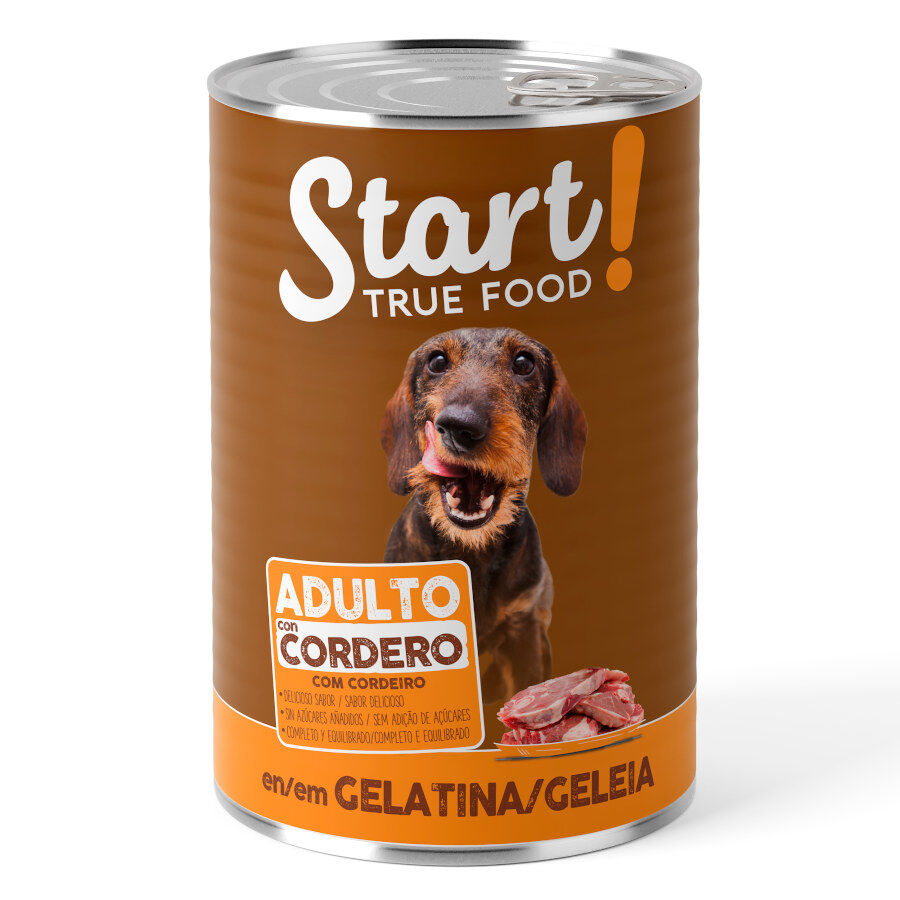 Start! Adult Pollo, Ternera y Cordero en Gelatina lata para perros – Multipack, , large image number null